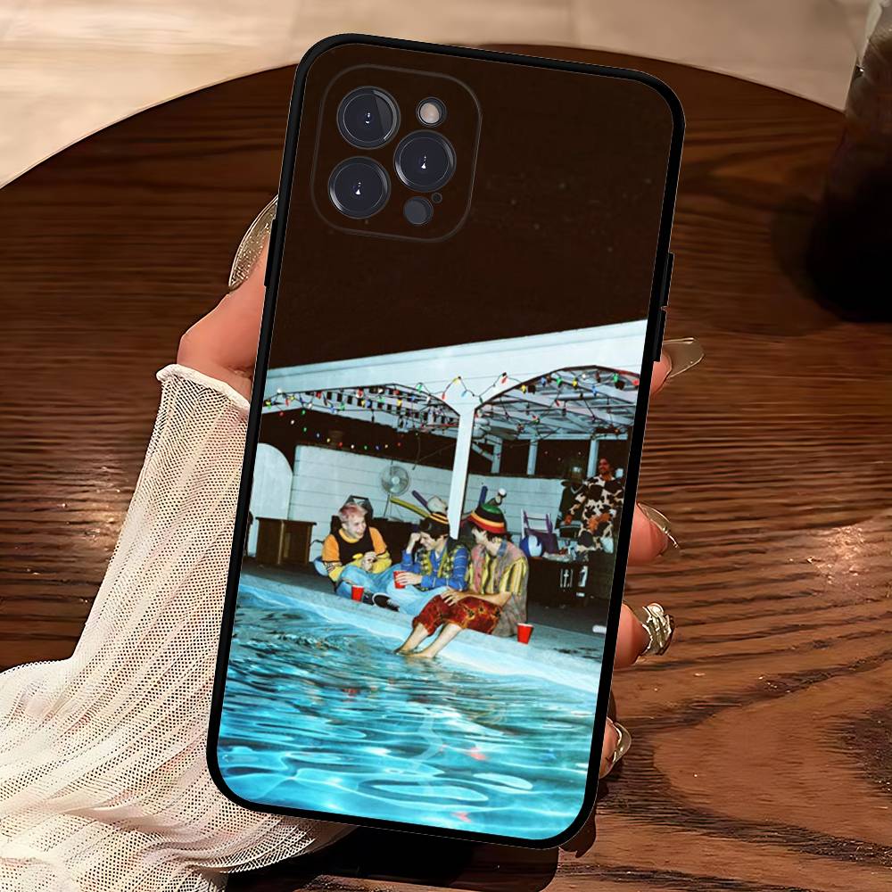 

Indie Rock Wallows Band For IPhone 17 16 15 14 13 12 11 Pro Max Plus Shockproof Black Soft Phone Cover iPhone 15