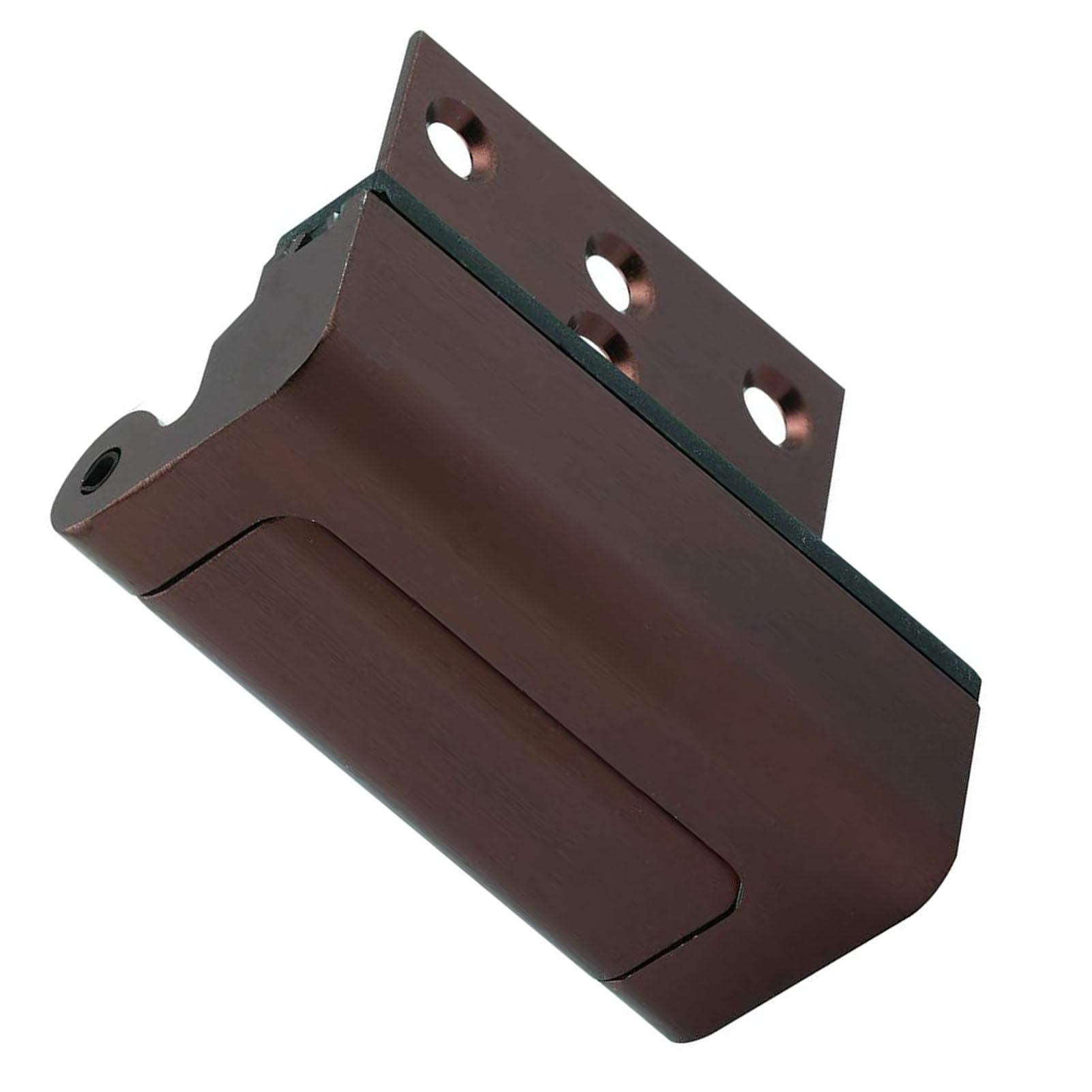 

Замок безопасности для дома Алюминиевый сплав 800 фунтов Защищенный от ржавчины Защищенный от взлома Усиливающий дверь замок Коричневый