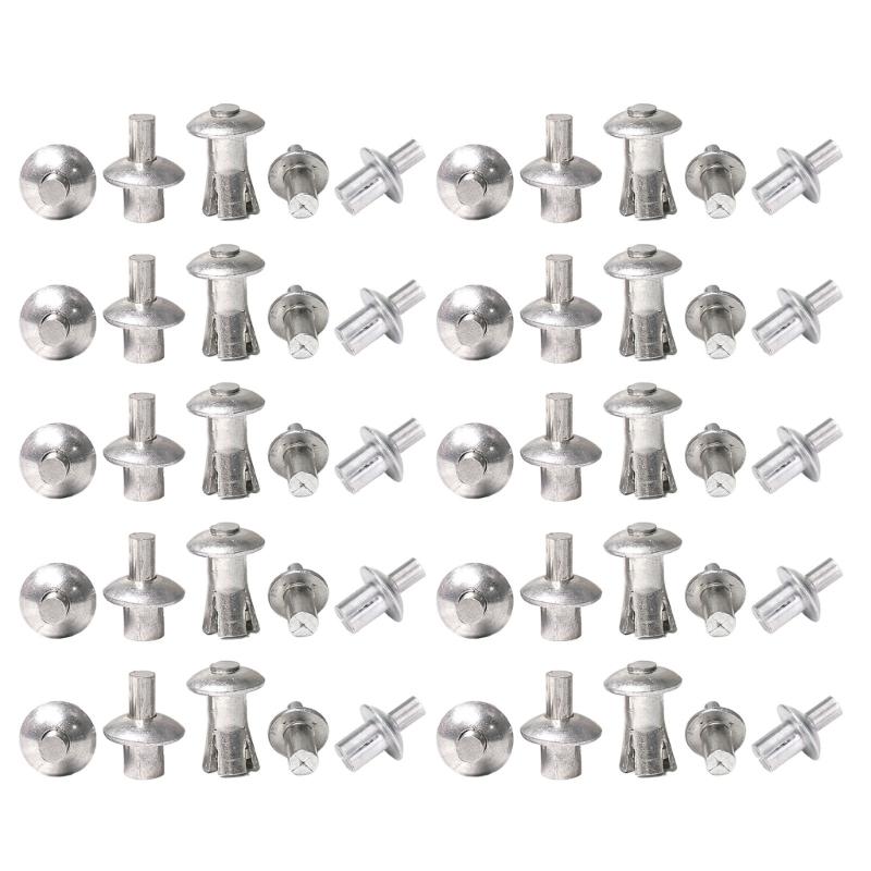 Aluminum Rivets Countersunk Connectors Expansion Fasteners Easy to Use Expansion Rivets for General Purpose Use