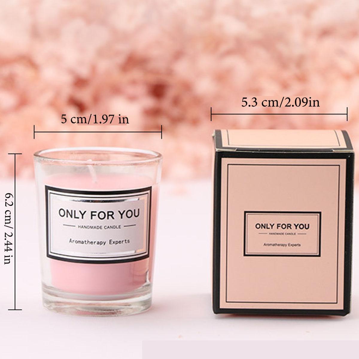 

Candles for Home Scented, Highly Scented Natural Soy Candles for Home, Stress Relief Aromatherapy Candles Relax Your Mind, Gift розовый