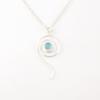 Blue Cat's Eye Gemstone 925 Sterling Silver Jewelry Handmade Blue Stone Pendant PP-42-47