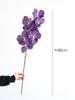 Artificial Vanda Orchid Flowers Real Touch Fake Orchid Folral Arrangement  Realistic Decorative Vanda Flower