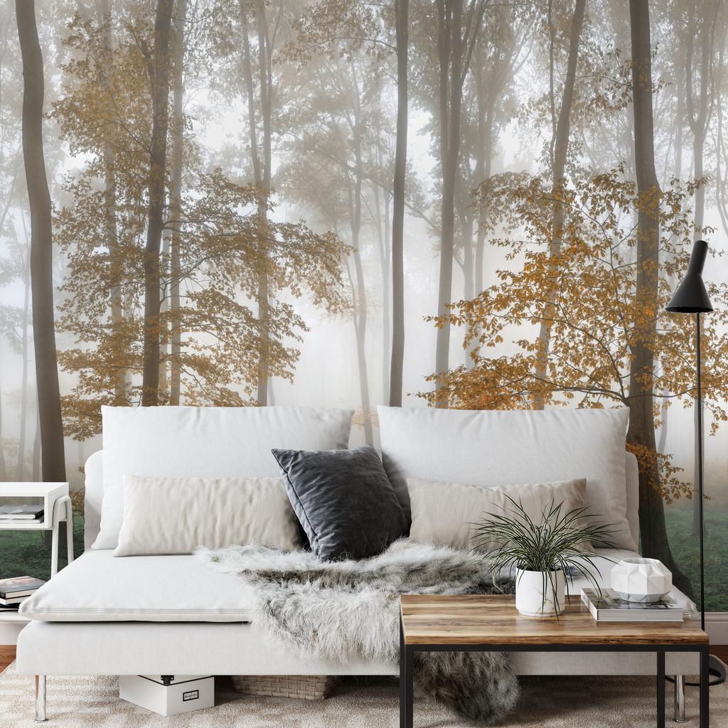 Photomural Forest In Fog Smooth Vinyl 180x120