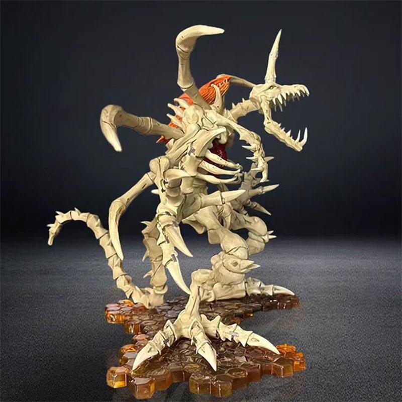 28cm Cartoon Anime Digimon Adventure Charaktere SkullGreymon Kampfszene Statue Figur Sammlungsmodell Spielzeug Ornamente Geschenk