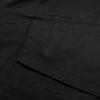 ZEGNA Black nylon military coat coat 52 blackUsed
