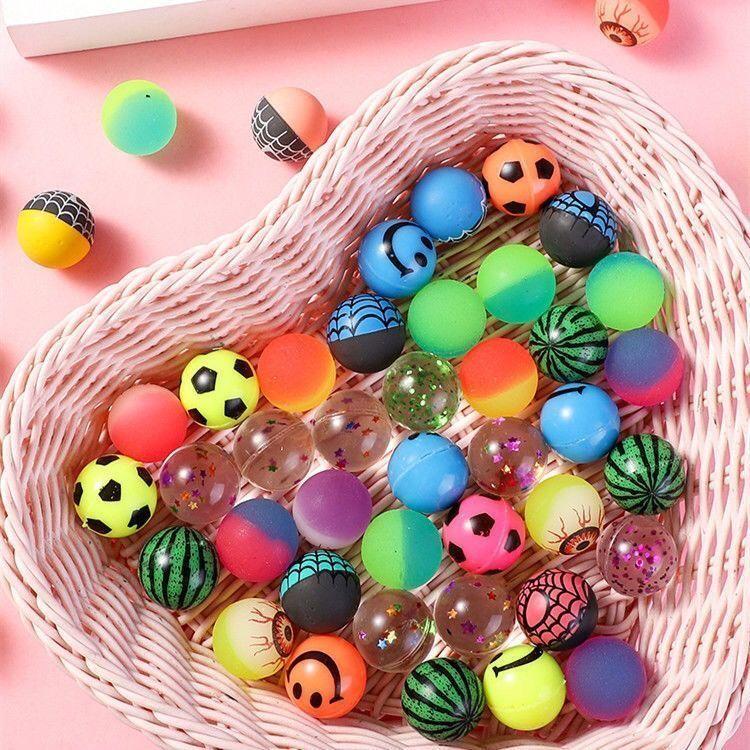 Nein. 27 Kinder Hüpfender Elastischer Ball Spielzeug - Springendes & Schwebendes Geschenk für Kindergarten
