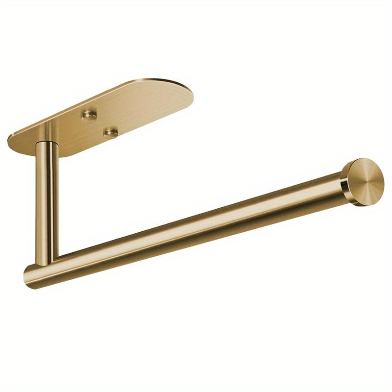 1Pc Self Adhesive Paper Towel Holder Under Cabinet Mount, Wall Mounted Paper Towel Roll Holder for Kitchen.