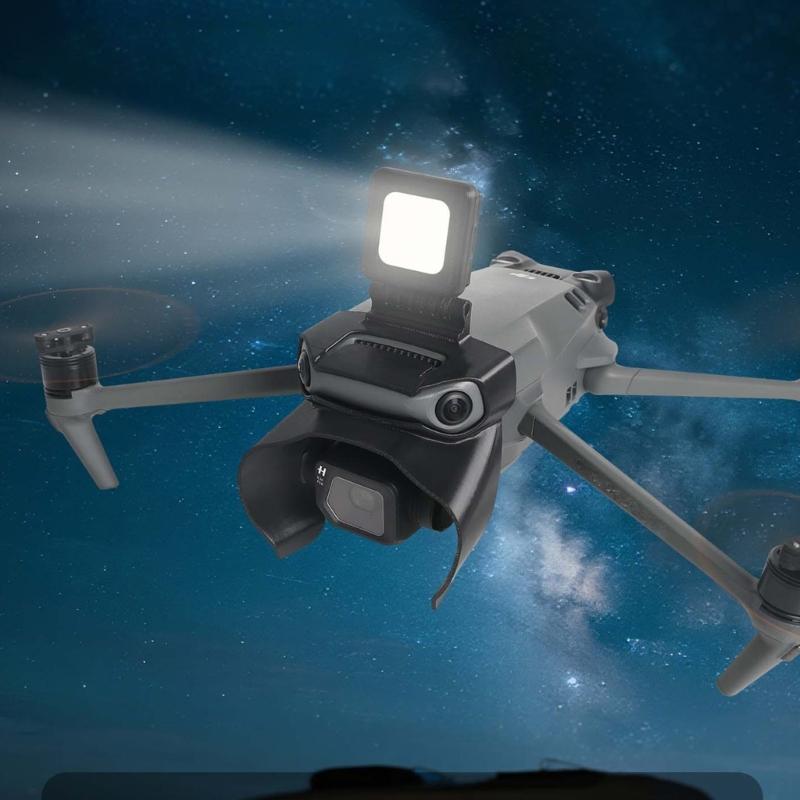 Adjustable 180Degree Rotating AntiCollision Guard With LED Navigation Light For 3Pro Drones Camera Flight Lighting