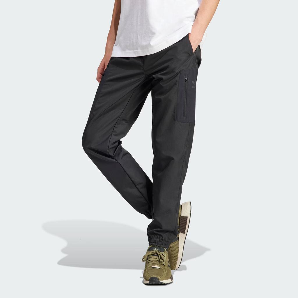 Adidas Originals Utility Cargo Pants Knitted Sweatpants Men's Black IR9442