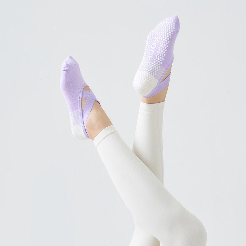Yoga Socks, Women's Breathable Thin Professional Sports Socks, Pilates Anti-slip Floor Socks