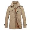 Men's Winter Jacket Windbreaker Military Army Waterproof Men Long Thick Fleece Warm Trench Jacket Coats
