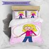 3pcs Lizzie McGuire Y Sus Locuras1 Design Cover Set - HD Printed Bedding with 1 Cover and 2 Pillowcases - Perfect for Home and Dorm Decor