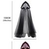 Halloween Grim Reaper Witch Hooded Cloak Costume for Cosplay and Role-Playing