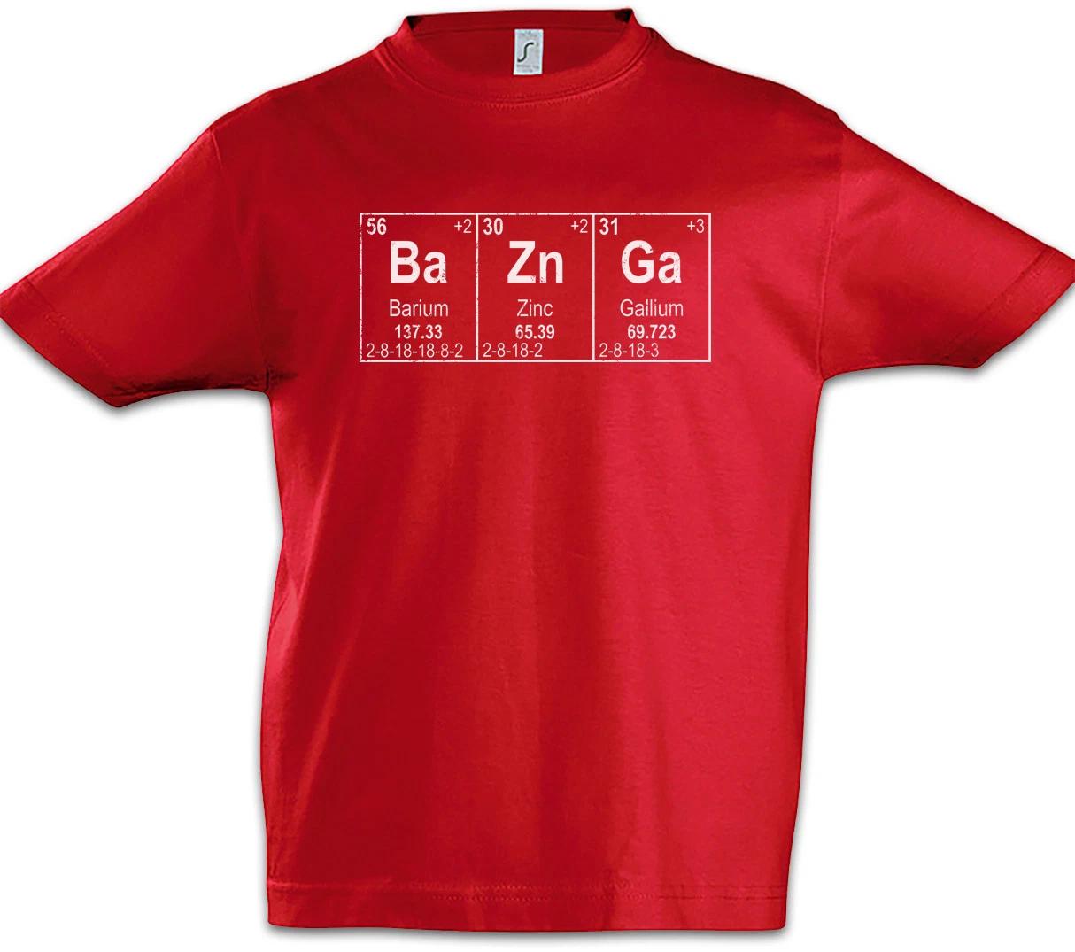 Ba Zn Ga Boys kids boys T-Shirt Chemist Chemistry Teacher Professor Fun Geek Scientist 120