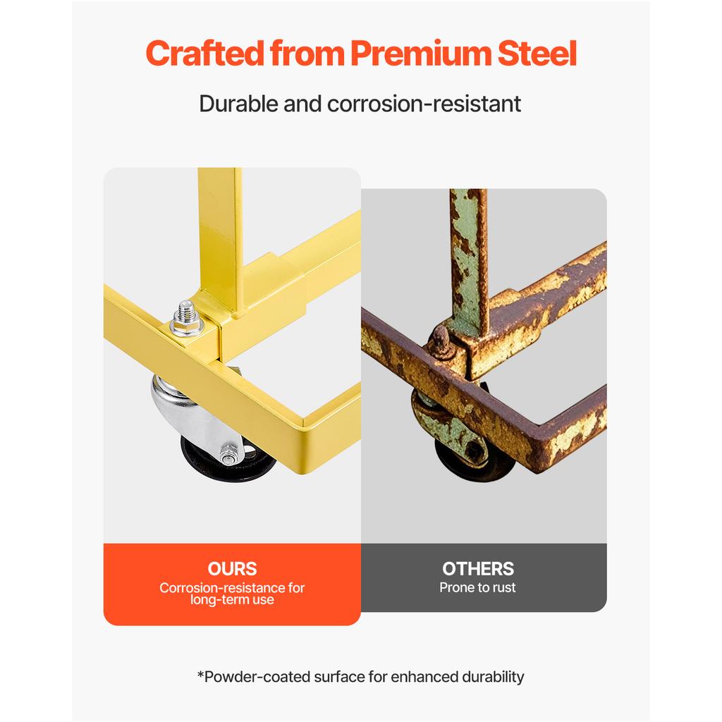 SucceBuy Engine Stand, 750 LBS Engine Motor Stand, Heavy-Duty Steel Motor Holder with 4 Swivel Casters Suitable for Most Engines