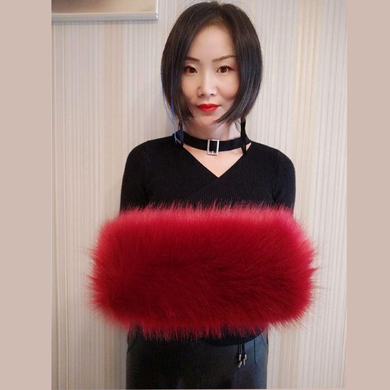 

Королевская любовь Жуи во дворце Тот же стиль Имитация лисьего меха Меховая муфта для рук Мужская и женская Зимняя муфта Накидка на руки Рукава Бархатная подушка Burgundy(Hand guard) All yards