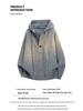 Men's Autumn Solid Color Hooded Knit Sweater - Casual Long Sleeve Warm Pullover for Teens