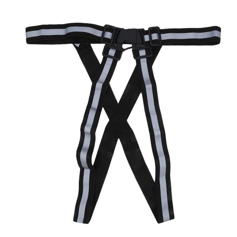 Cycling Highlight Reflective Straps Night Work Security Running Reflective Straps High Visibility Adjustable Reflective Vest