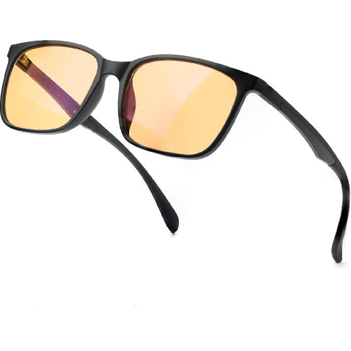 ANRRI Blue Light Blocking Glasses Computer Gaming Professional Powerful Filter Lens Anti Eyestrain Sleeping Glasses Men Women