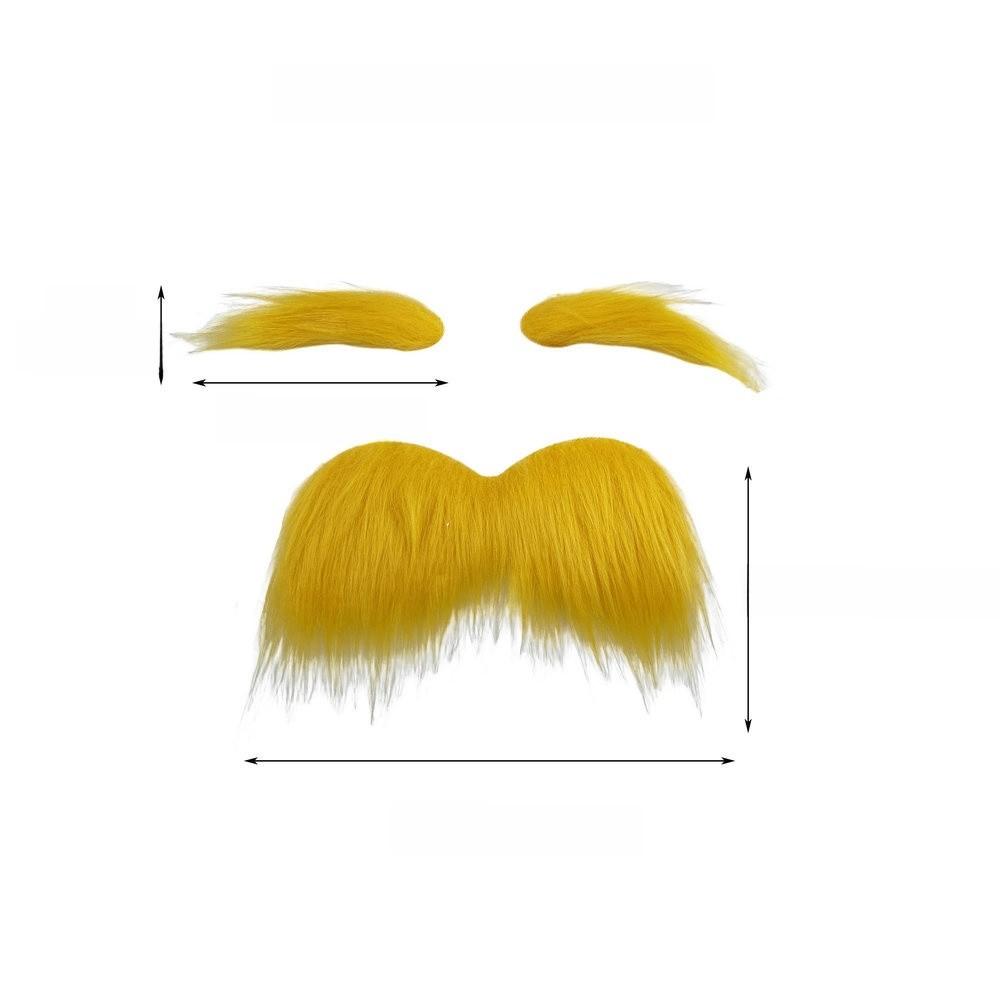 

Cosplay Beard Prop For Party Costume With Fabric Material For Fun Dress Up 16cm