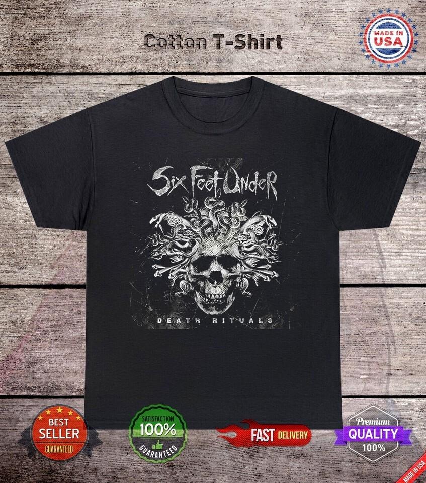 Six Feet Under Band Death Rituals T Shirt Full Size S-5XL FH891