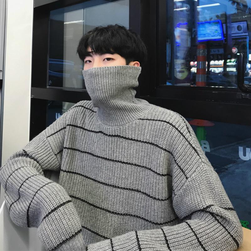 Knitted Striped Vintage Sweater Men Clothes Pullover Men Sweater Casual Men's Sweater Knit M-2XL New Arrivals