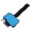 Outdoor Sport Running Jogging Exercise Gym Arm Wrist Pouch Armband Phone Case Bag Blue