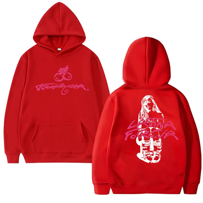 Fashion Karol G 2025 Tropicoqueta Album Graphics Printed Hoodies Men Women Music Style Sweatshirt Unisex Fleece Casual Pullovers