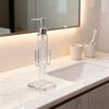 Nutcrackers Theme Soap Dispenser Hand Wash Liquid Soap Holder For Bathroom Use With Transparent Body Christmas Decors