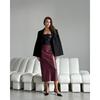 Gonna Invernale da Donna a Vita Alta con Spacco e Lunghezza Media