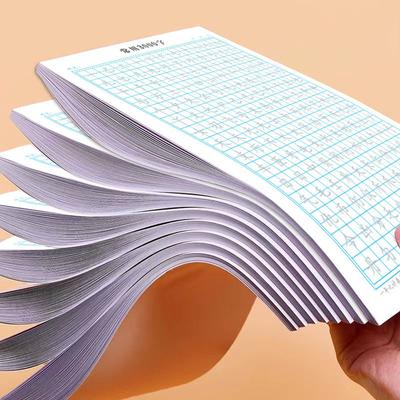 Xingshu Calligraphy Practice Paper 20Sheets Basic Stroke Hard Pen Paper Multifunction Grid Lattice Handwriting Stationery