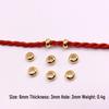 Tibetan Silver Flower Spacer Beads - 100pcs DIY Jewelry Accessories for Bracelets & Necklaces