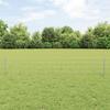 VidaXL Euro Fence with 5 U-Posts Silver 0.4x10 M Steel 3336176