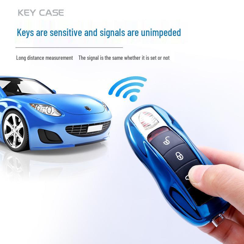 TPU Key Case for 17-Year Porsche Classic Cayenne Key Protection