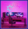WIFI APP Smart Lamp Tuya Music Rhythm Control Splicing Ambient Quantum Lights LED Night Light for Game Room Bedroom Decoration