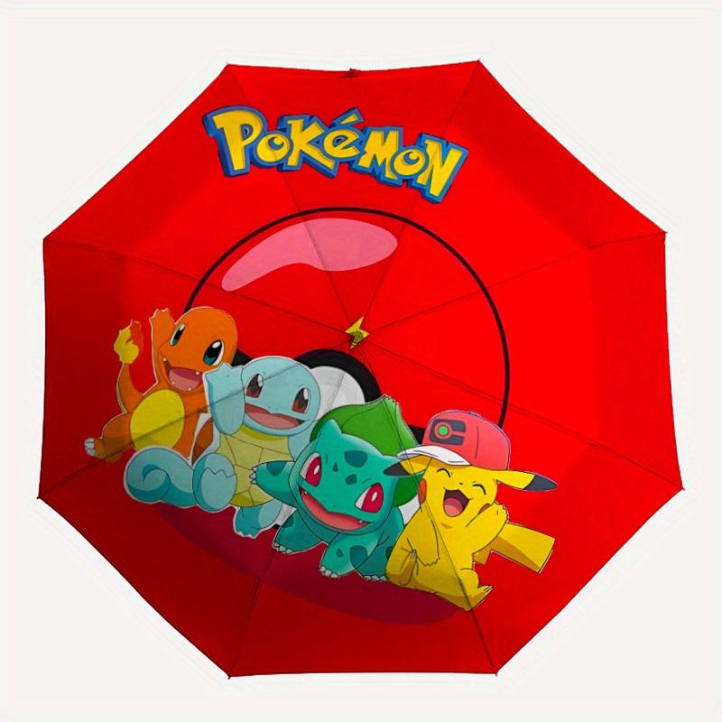1pc Pokemon Characters Windproof Automatic Umbrella, Lightweight for Women/Men, Perfect Christmas Gift a0811233