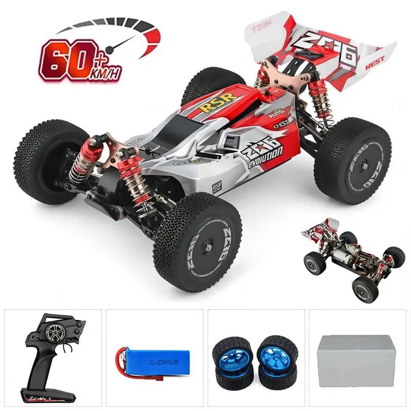 WLtoys 144010 75KM/H 2.4G RC Car Brushless 4WD Electric High Speed Off-Road Remote Control Drift Toys for Children Racing