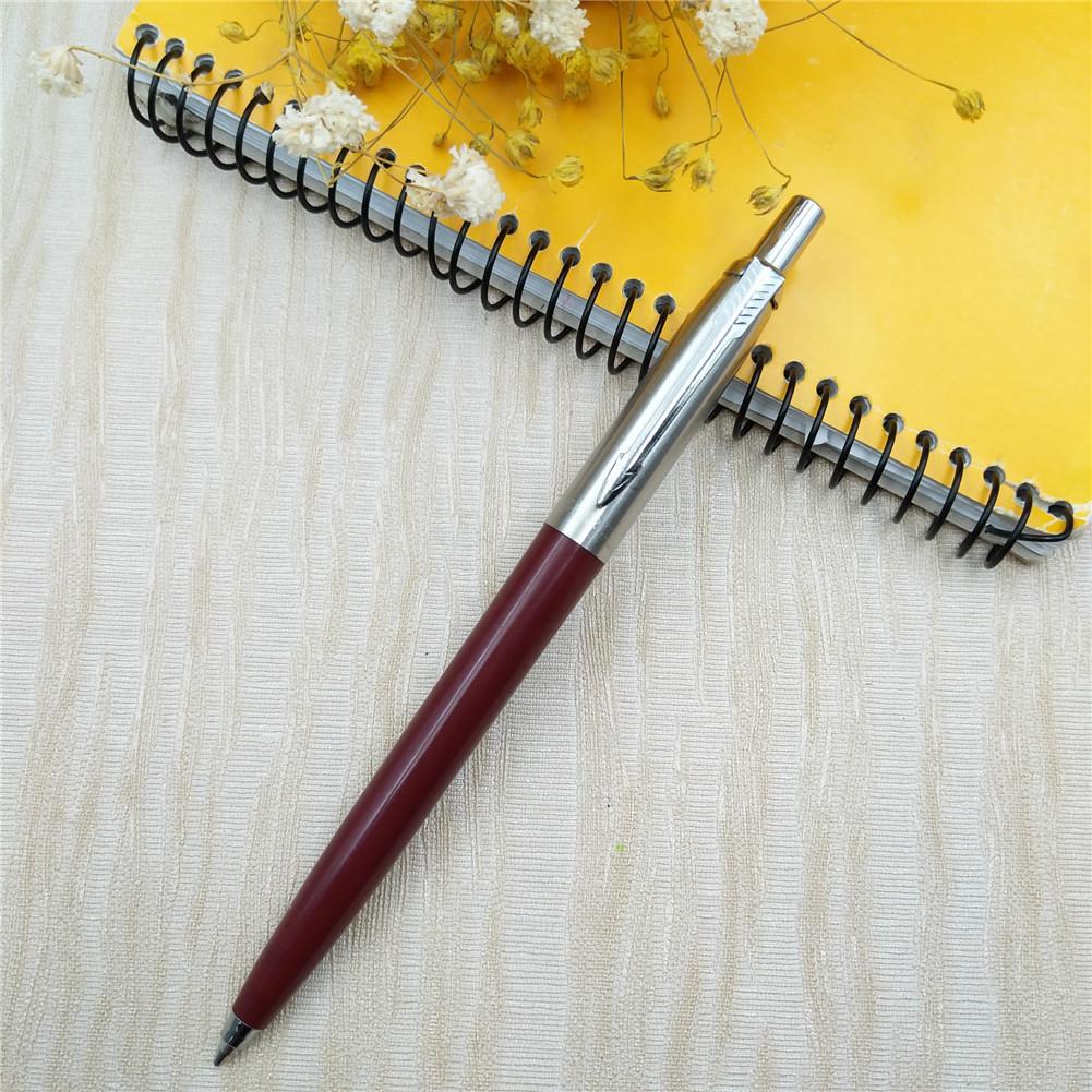 Metal Ballpoint Pen Promotional Pens Refill Blue Ink Automatic Ballpoint Pens Set School Stationery Office Commercial Press Pen