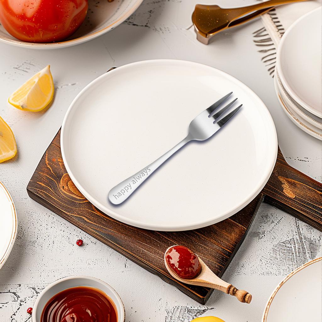 Household High-grade Frosted Stainless Steel Multi-function Dessert Spoon