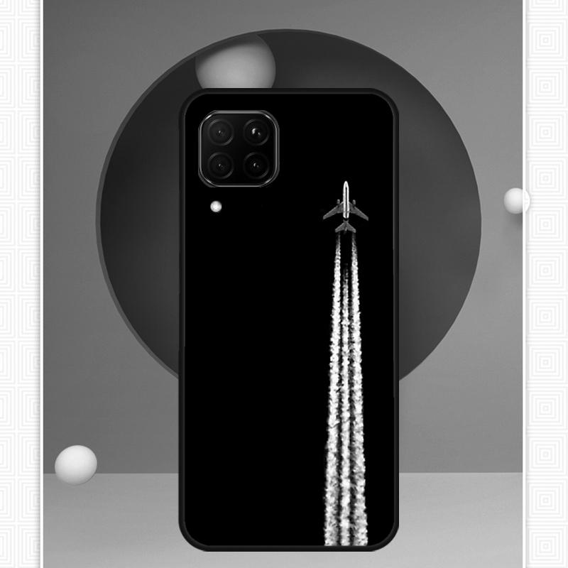 Airplane Aircraft For Huawei Nova Y72 Y90 Y61 Y91 Y60 Y70 12s 12i 11i 8i 9 10 SE P20 P40 Lite P60 P30 Pro Case