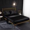 Kemila Luxury 3/4pcs Deep Pocket Up To 9 Inches Solid Bedding Sheet Set Fitted Sheet Pillowcases Twin Full Queen King