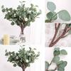 3PCS Artificial Eucalyptu Leaf Sprays Green For Party Home Wedding Decor