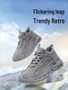 Men's Large Size Trendy Lace-up Running Shoes - Casual, Comfortable, Versatile, Lightweight Dad Sneakers