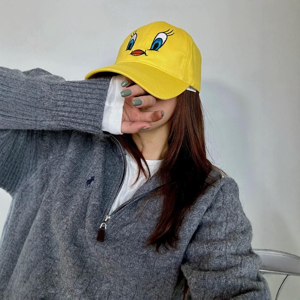 All-match Fashionable Age reducing Trendy Hat Korean Women's Baseball Cap Fashionable Baseball Cap Cute and Cute