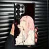 Zero Two 02 Kawaii Niedliche Galvanisierte Handyhülle Für Samsung Galaxy S24 S25 FE S26 Edge S23 Ultra S22 S21 Plus S20 Anti-Fall Airbag C