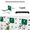 Pegboard Wall Organizer with Hooks - No-Drill Storage Rack for Entryway or Study Room.