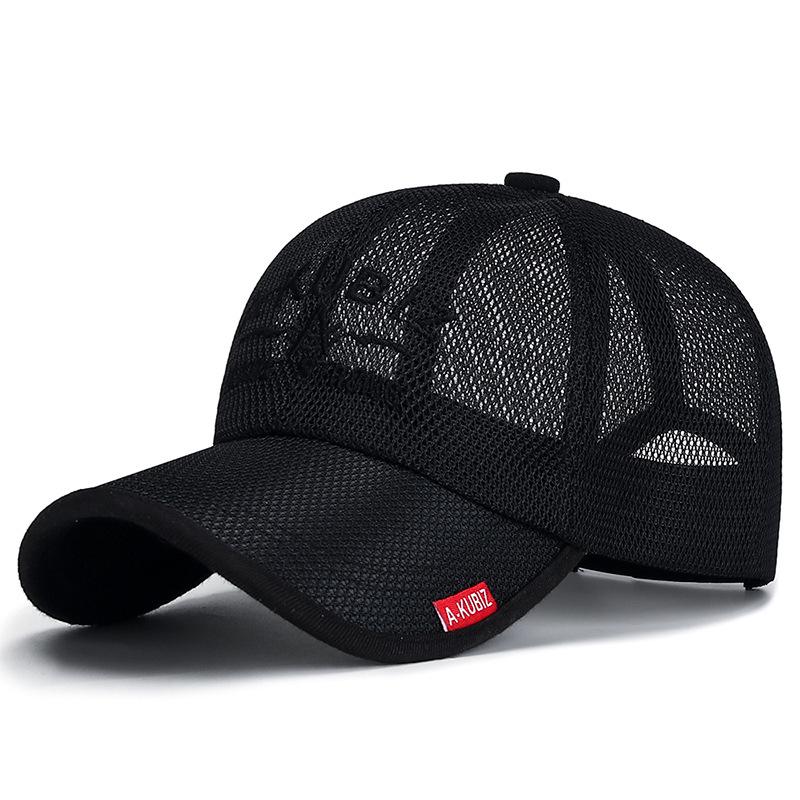 Unisex Summer Mesh Sun Hat: Breathable, Adjustable, Soft Top Baseball Cap for Youth