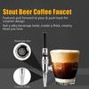 Stout Nitrogen Coffee Tap, Nitro Cold Brew Faucet with Elbow Shank,Kegging Tap Dispenser for Stout Beer,Creamy Cascade Effect