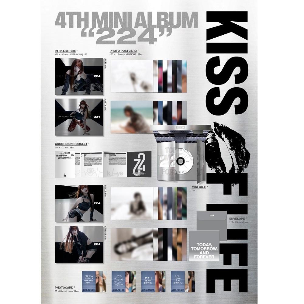 Kiss Of Life 4th Mini Album 224 [Digipack Ver.] CD