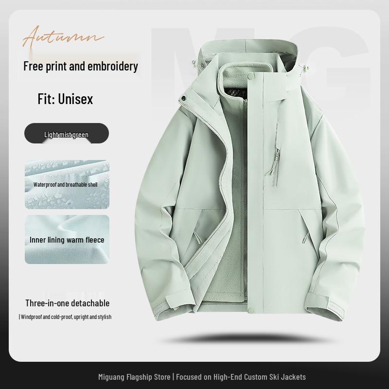 Giacca Tre in Uno da Lavoro Personalizzata Negozio 4S Tesla - Uniforme da Lavoro con Logo Ricamato